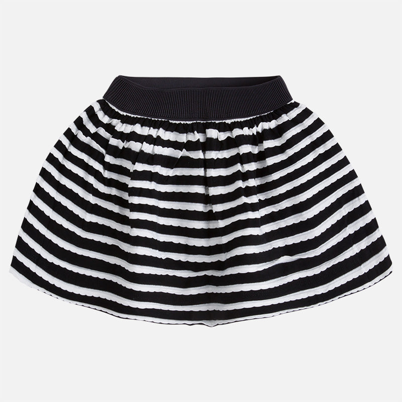 Mayoral Girl Black & White Striped skirt 3910