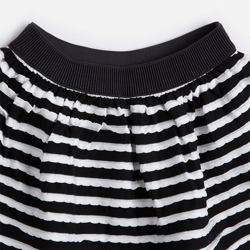 Mayoral Girl Black & White Striped skirt 3910
