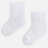 Mayoral Baby Boy white ribbed socks 9725