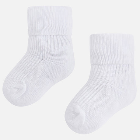 Mayoral Baby Boy white ribbed socks 9725