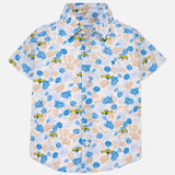 Mayoral Baby Boys Short sleeved patterned shirt 1126