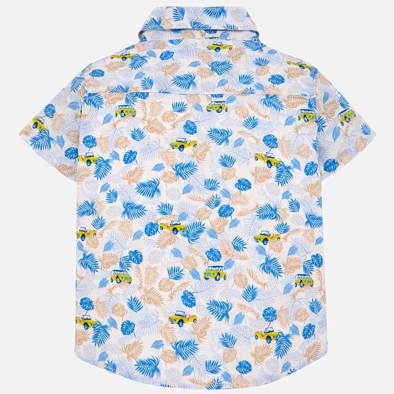 Mayoral Baby Boys Short sleeved patterned shirt 1126