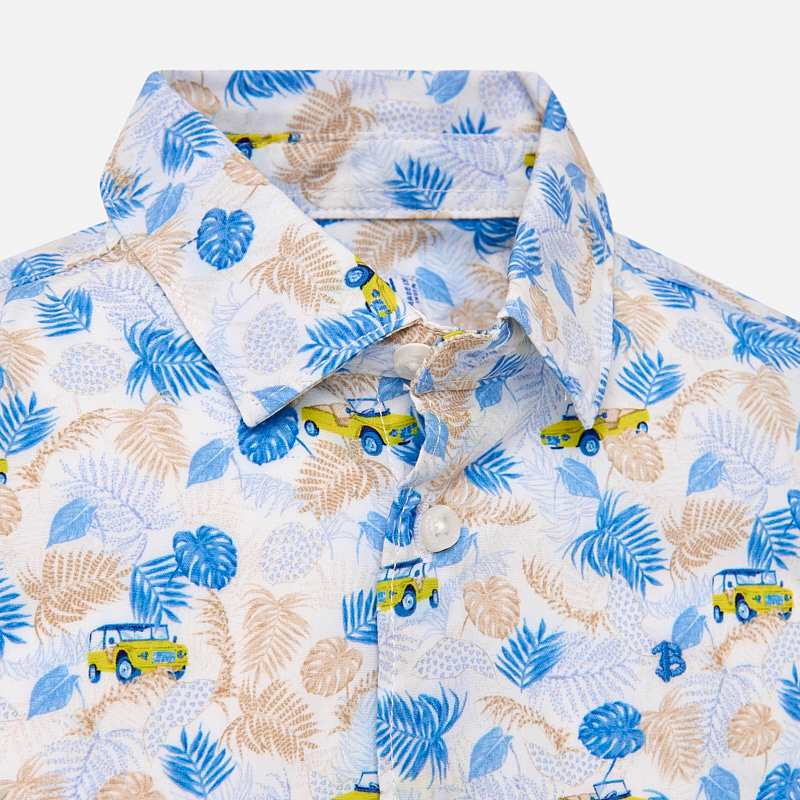 Mayoral Baby Boys Short sleeved patterned shirt 1126