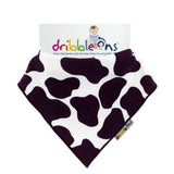 Dribble Ons Baby Dribble Bandana Style Bib 0m+ Cow Print