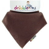 Dribble Ons Baby Dribble Bandana Style Bib 0m+ Brown