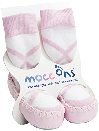 Mocc Ons Baby Moccasin Slipper Socks! Ballerina Style – Bumkins