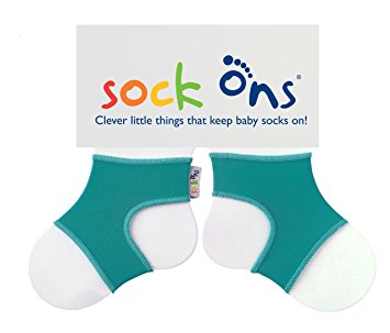 Sock Ons Keep Baby Socks on! Turquoise