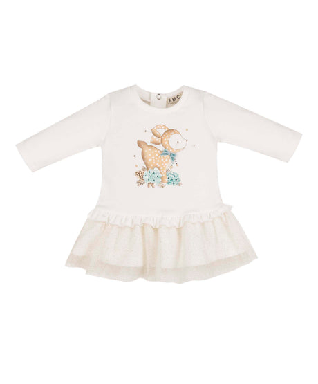 EMC Baby Girls Ivory Sparkle Tulle Dress 4667