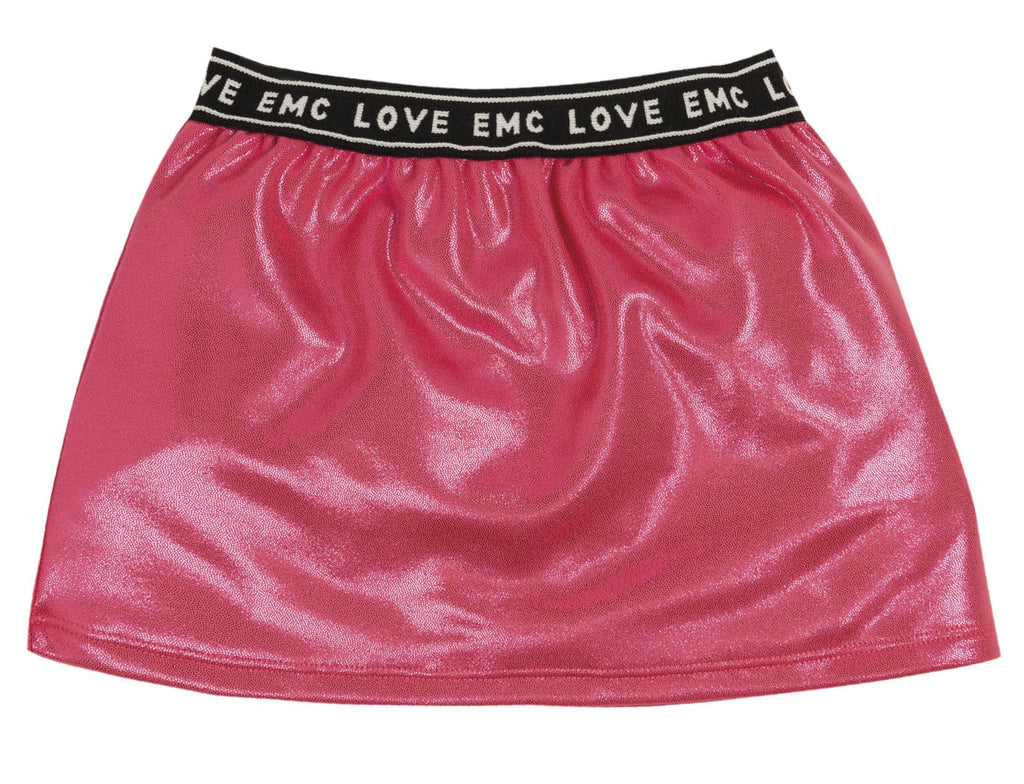 EMC AW20 Shiny Pink Logo Skirt 4083