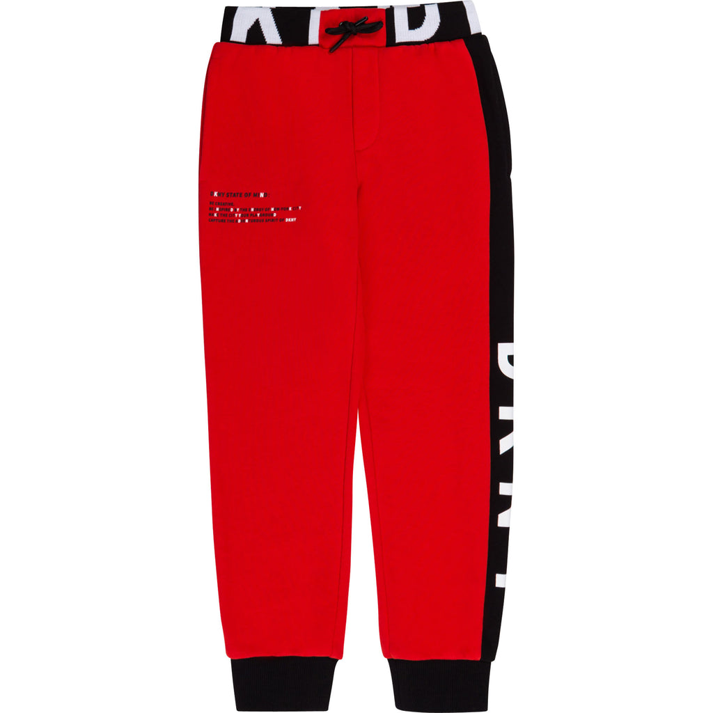 DKNY Red & Black Joggers 24743