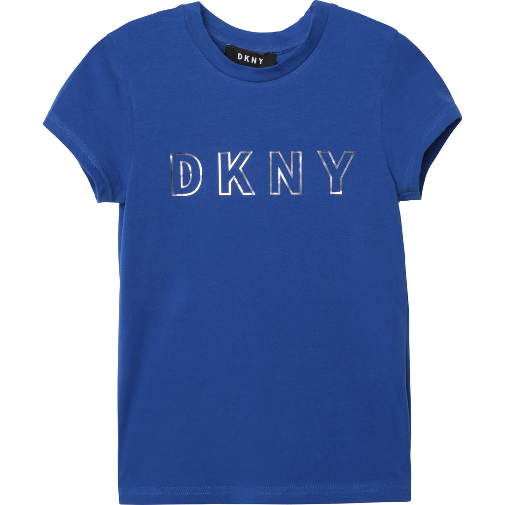 DKNY AW20 Blue Logo T-Shirt 35Q77