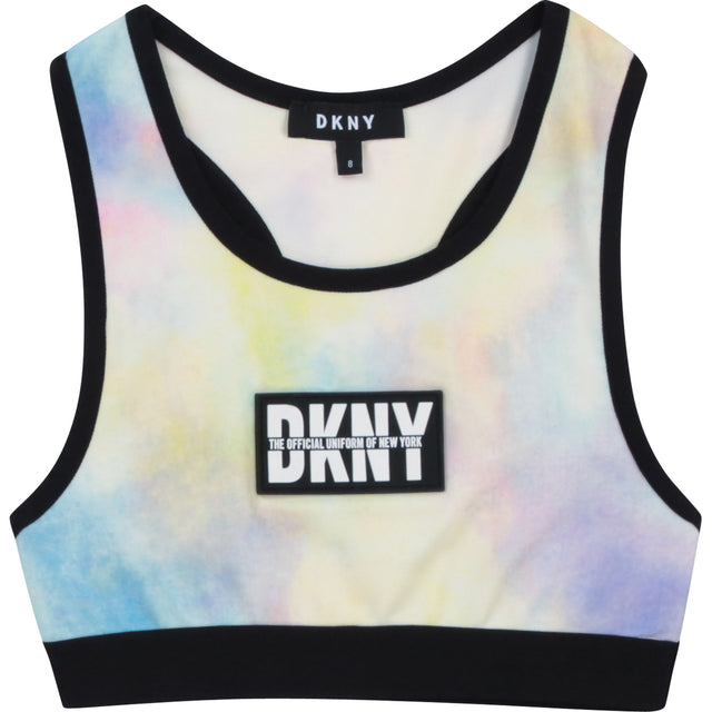 DKNY Tie Dye Cropped Top 35R18