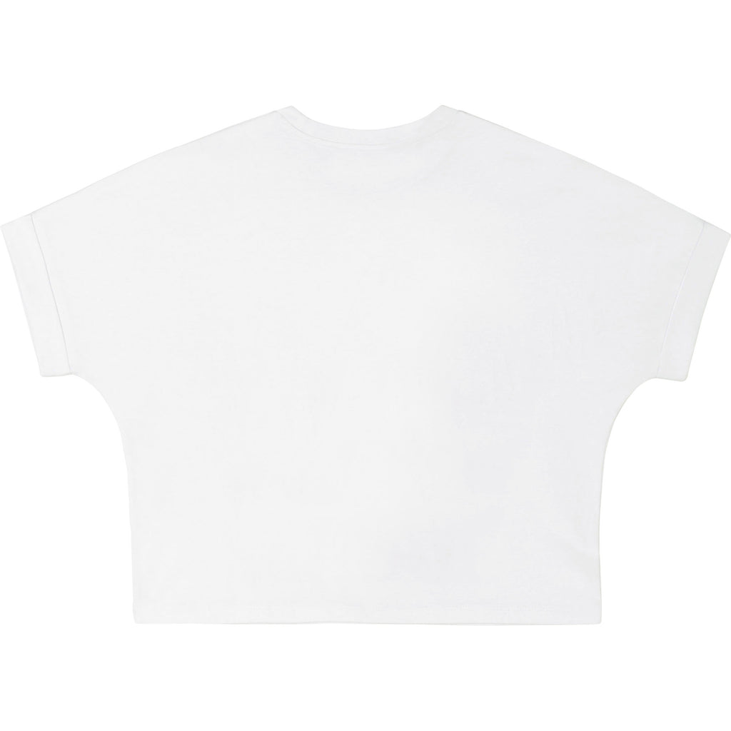DKNY AW21 White & Red Cotton T-shirt 35R60