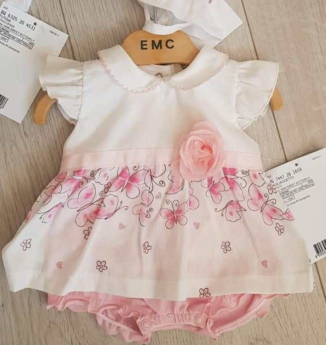 EMC SS20 Pink Butterfly Dress 7447