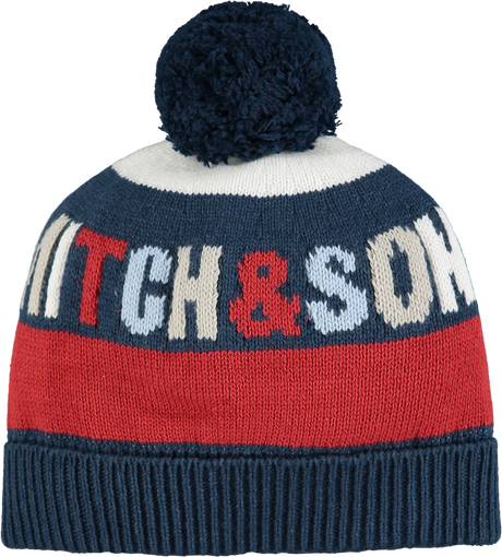 Mitch and Son AW20 Bentley Navy Logo Knitted Hat 1420H