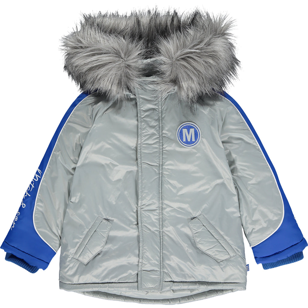 Mitch & Son AW21 Saltmarket Grey Faux Fur Trim Jacket 1500
