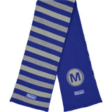 Mitch & Son St James Blue Reversible Stripe Scarf 1516