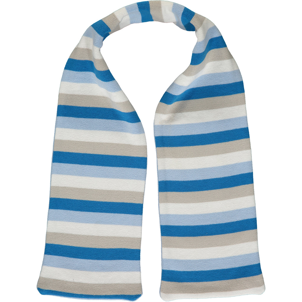 Mitch and Son AW20 Tyler Blue Striped Scarf 1418S