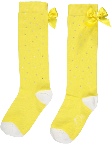 A Dee Babe Sparkle Lemon Knee Socks 2918