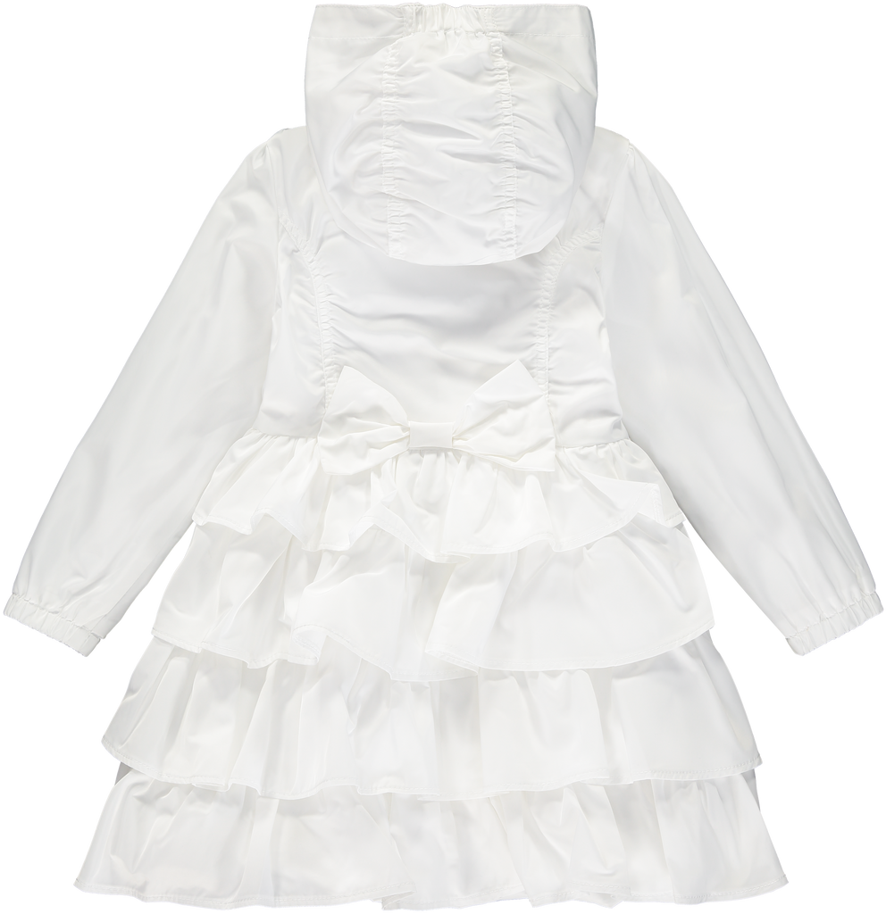 A Dee SS20 Dacia Bright White Frilly Jacket 4207
