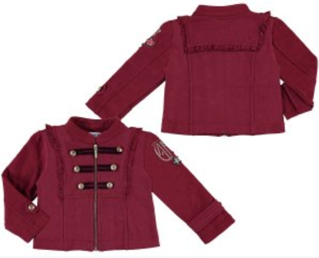 Mayoral Girl Raspberry Fleed Jacket 4480