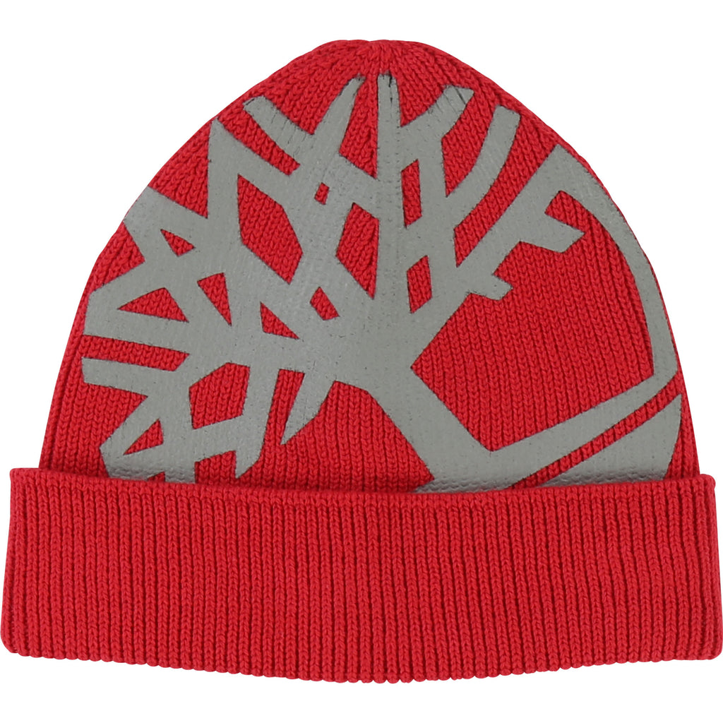 Timberland Red Knitted Hat 1273