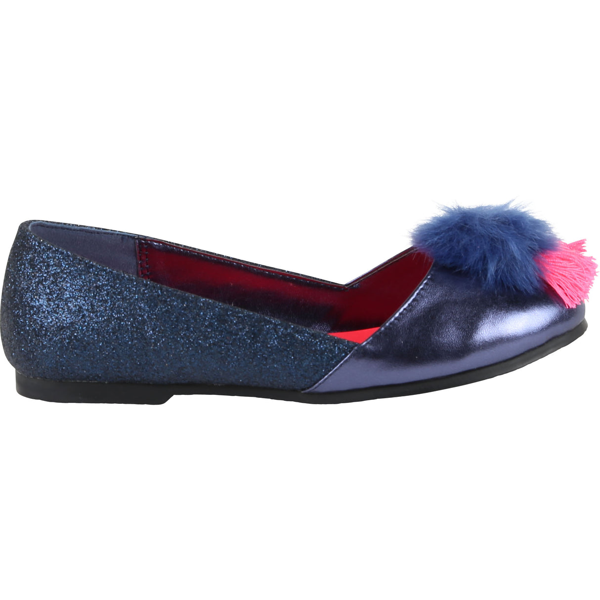 Billieblush Navy Pom Ballett Shoes 9150