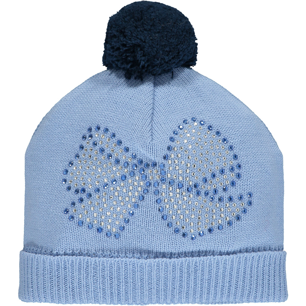 A Dee AW20 Hermioni Blue Rose Knitted Hat 4928