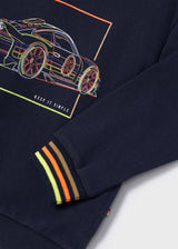 Mayoral Boy SS22 Navy Car Hoodie 3404