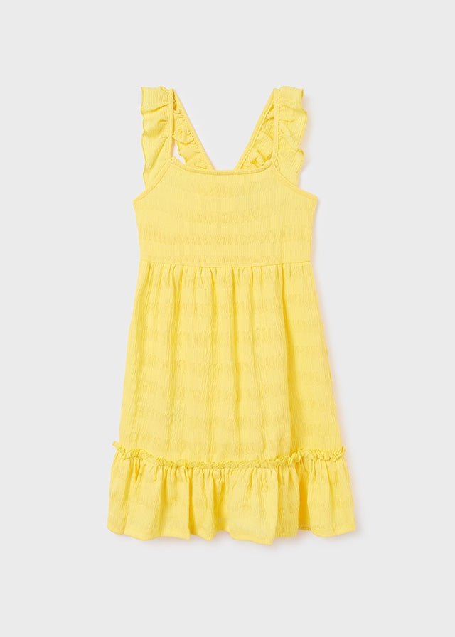 Mayoral Girl SS22 Yellow Dress 6989