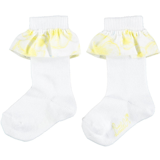 Little A By A Dee SS22 Chanelle Lemon Knee Socks 2220