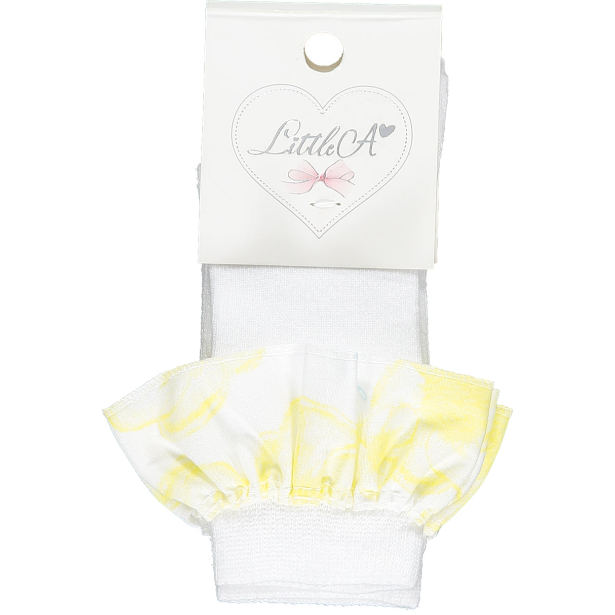 Little A By A Dee SS22 Chanelle Lemon Knee Socks 2220