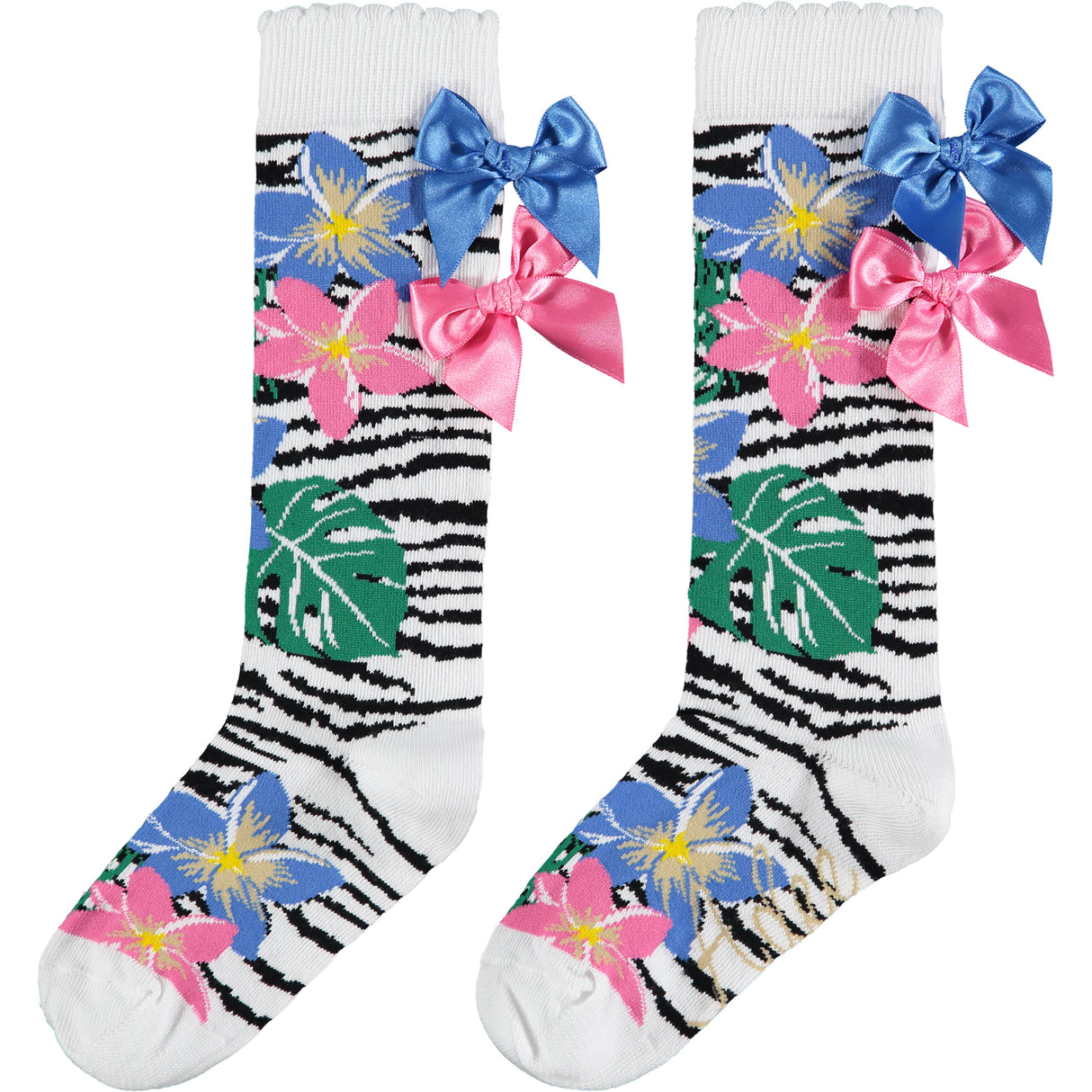 A Dee Wes Printed Knee High Socks 3915