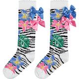 A Dee Wes Printed Knee High Socks 3915